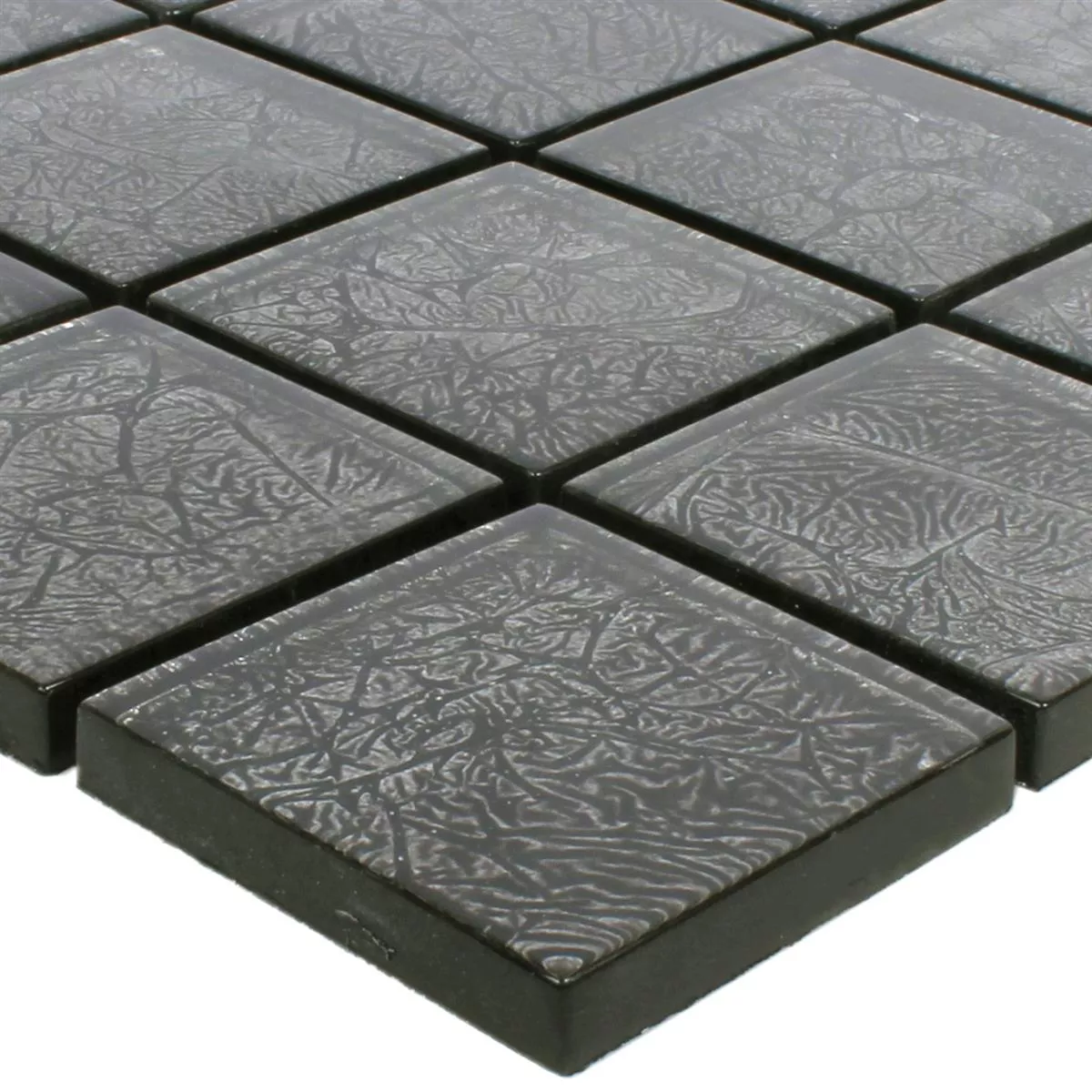 Ψηφιδωτά Πλακάκια Ποτήρι Kandila Μαύρος 48x48x8mm Ψηφιδωτά Πλακάκια Ποτήρι Kandila Μαύρος 48x48x8mm