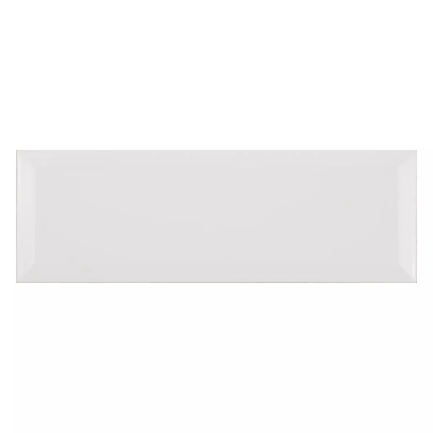Πλακάκι μετρό Ασπρο Παγωμένος 10x30 cm Όψη El Paso Blanco