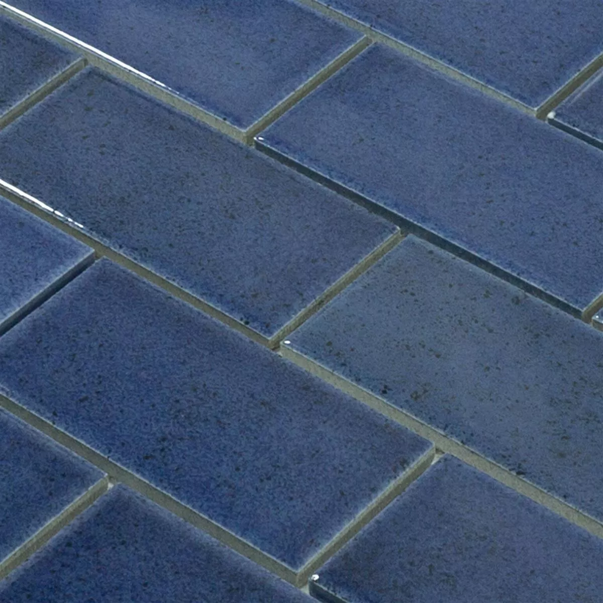 Πρότυπο Kεραμικά Ψηφιδωτά Πλακάκια Eldertown Brick Σκούρο Μπλε