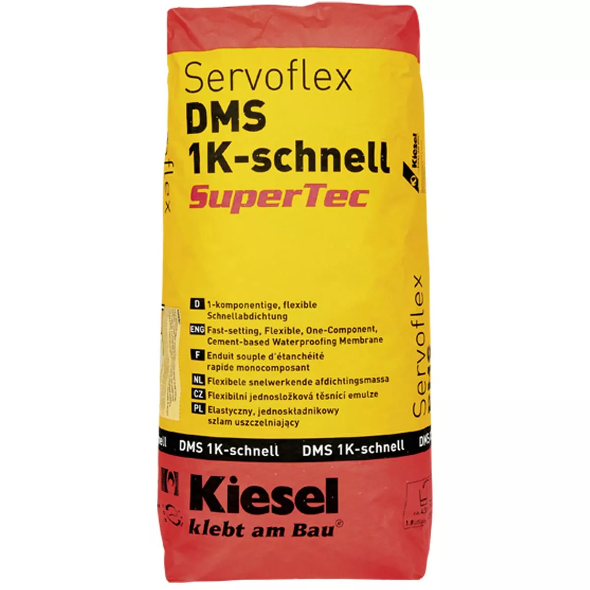 Αυτοεπιπεδούμενο σφράγισμα Kiesel Servoflex DMS 1K-Schnell 15 kg