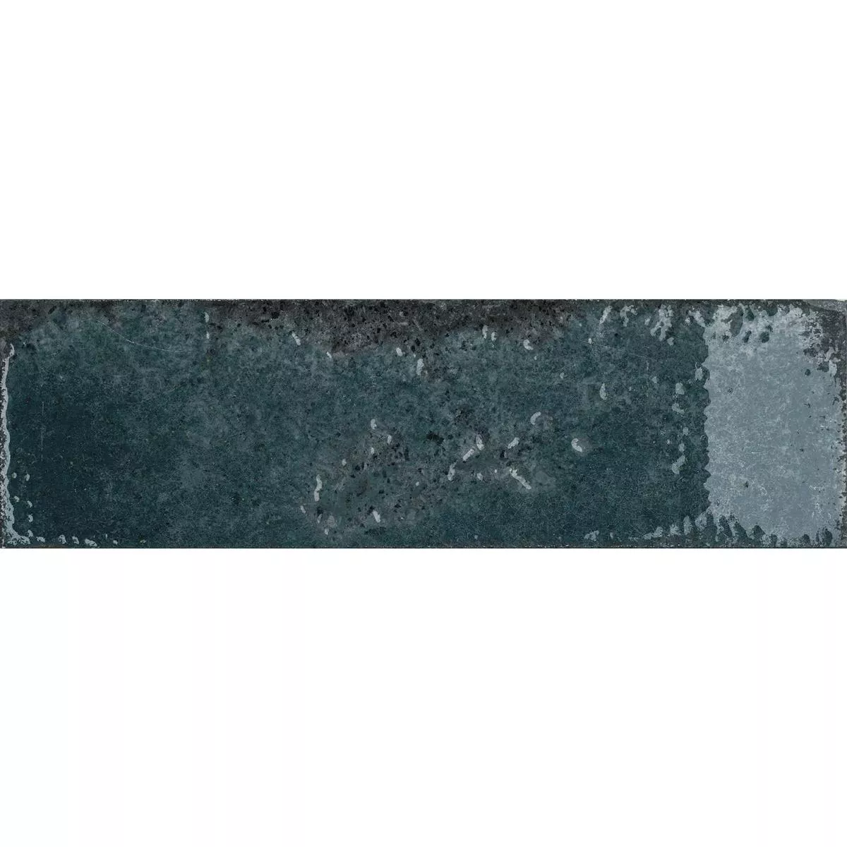 Πλακάκια Tοίχου Lara Αστραφτερό Kυματιστός 10x30cm Μπλε