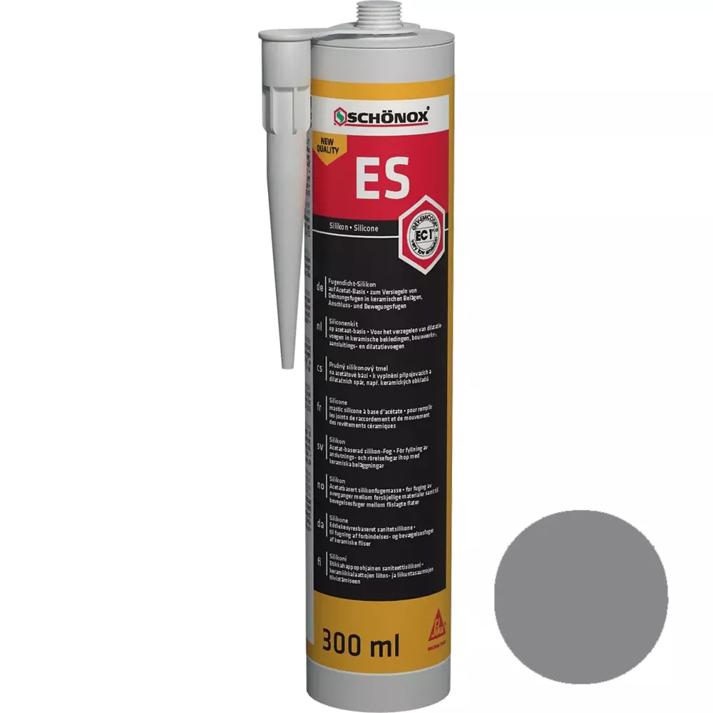 Σιλικόνη στεγανοποίησης αρμών Schönox ES Platinum Grey (300ml) Σιλικόνη στεγανοποίησης αρμών Schönox ES Platinum Grey (300ml)