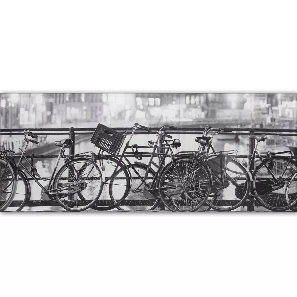 Amsterdam Ντεκόρ Πλακάκι Με Εφέ Γυαλιού Ποδήλατο 20x50cm
