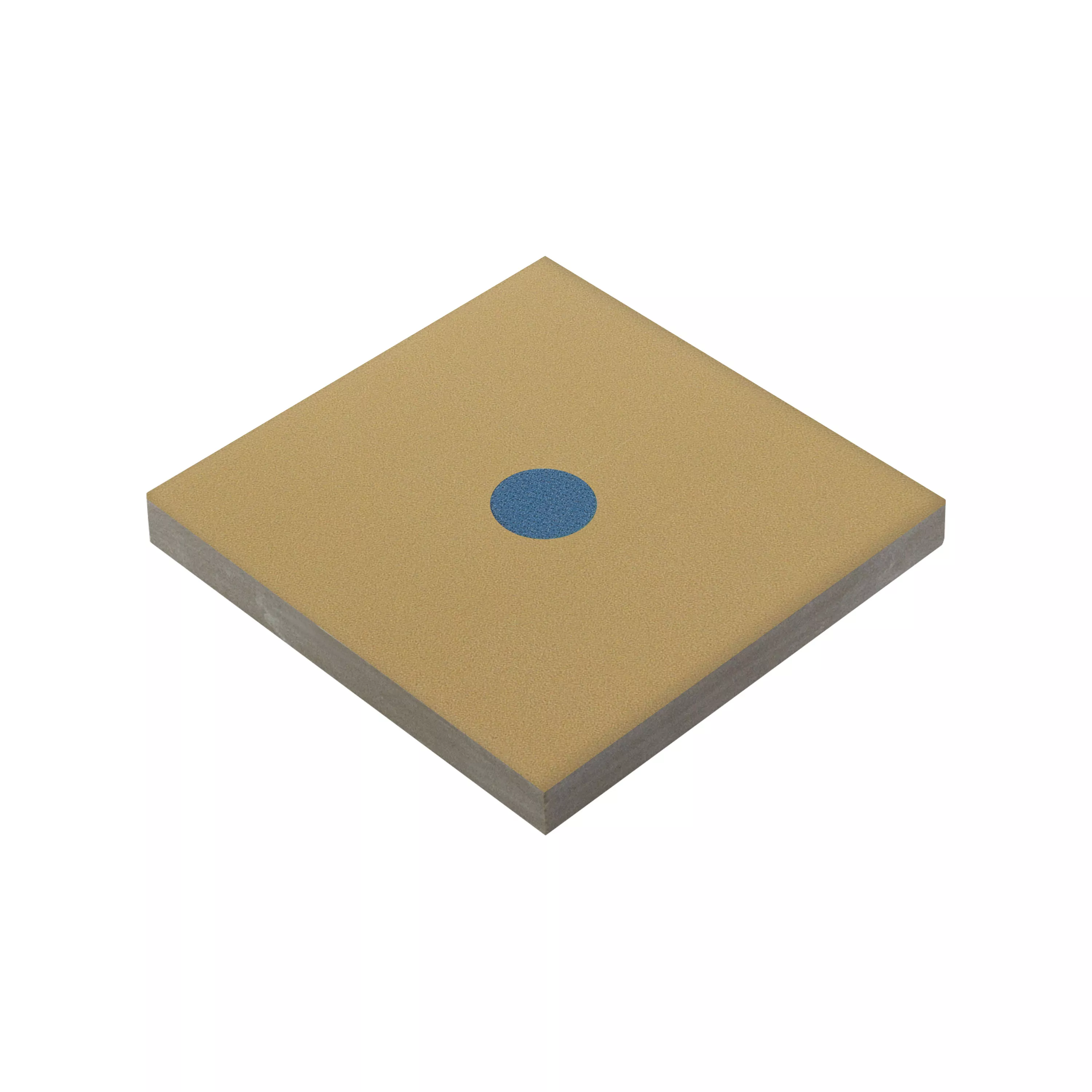 Πορσελάνινα Σκεύη Πλακάκια Genexia Decor Μπεζ Ροζόνη 4,6x4,6cm