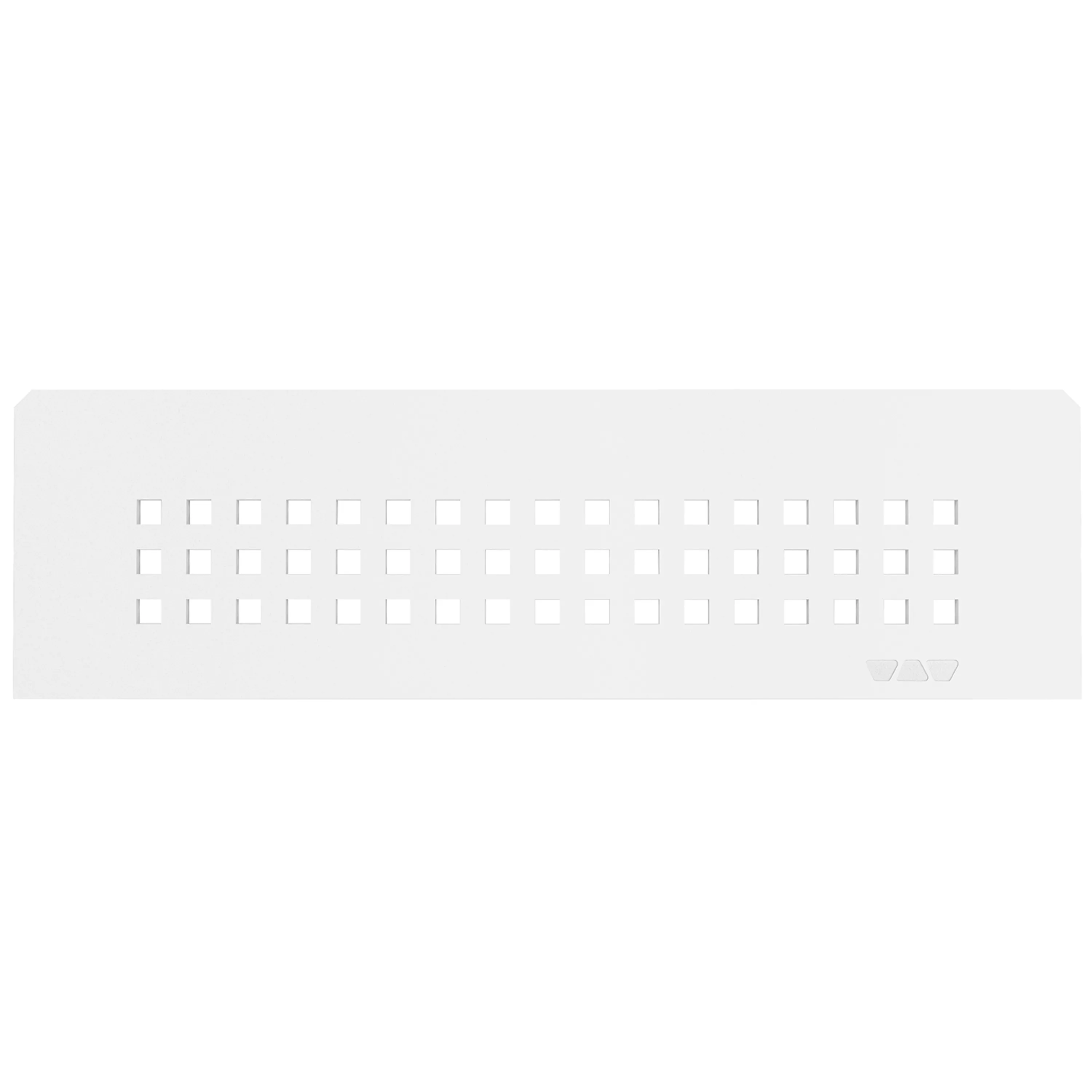 Ράφι τοίχου Schlüter ορθογώνιο 30x8.7cm τετράγωνο λευκό