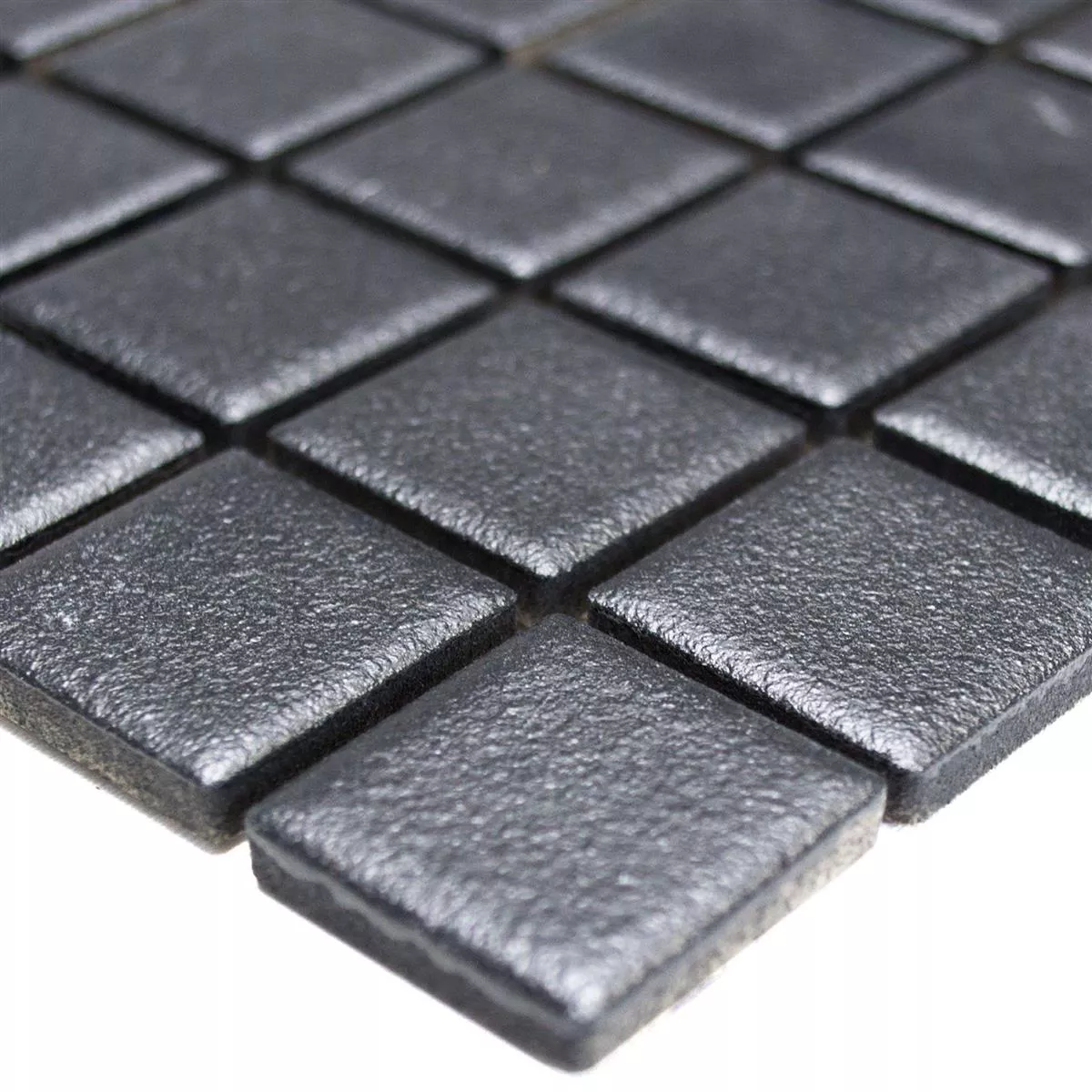 Kεραμικά Ψηφιδωτά Πλακάκια Pilamaya Μαύρος Αντίσταση Ολίσθησης R10 Q25