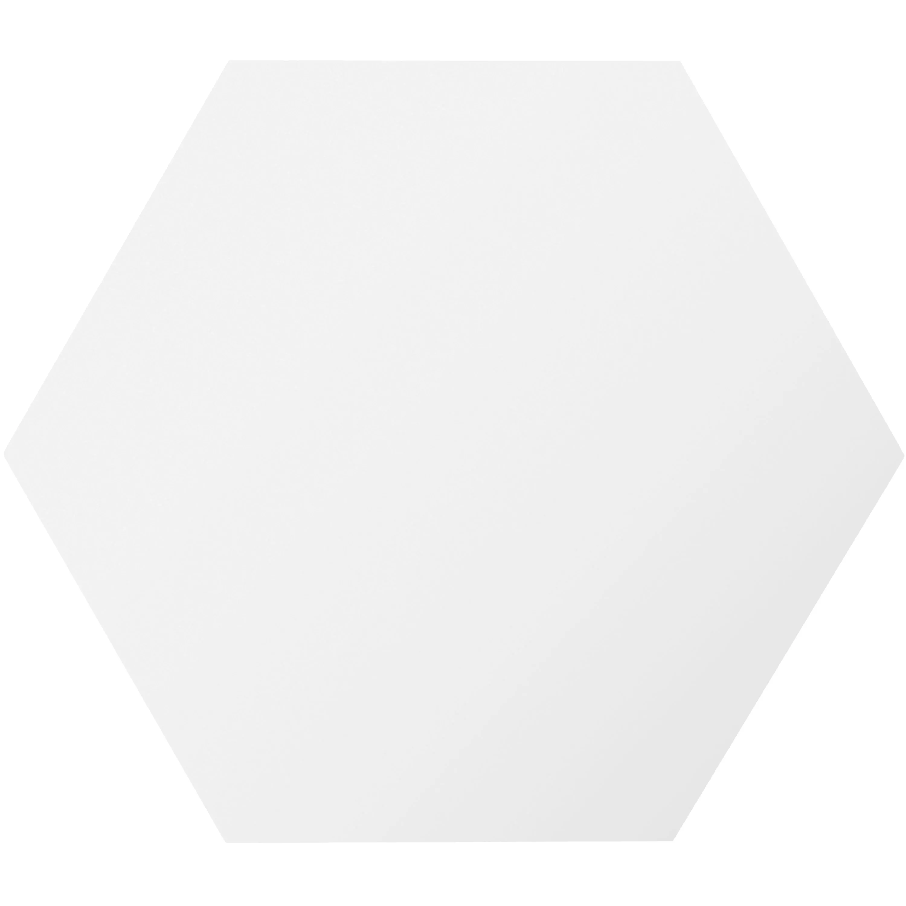Πρότυπο Πορσελάνινα Σκεύη Πλακάκια Modena Εξάγωνο Uni Ασπρο Εξάγωνο