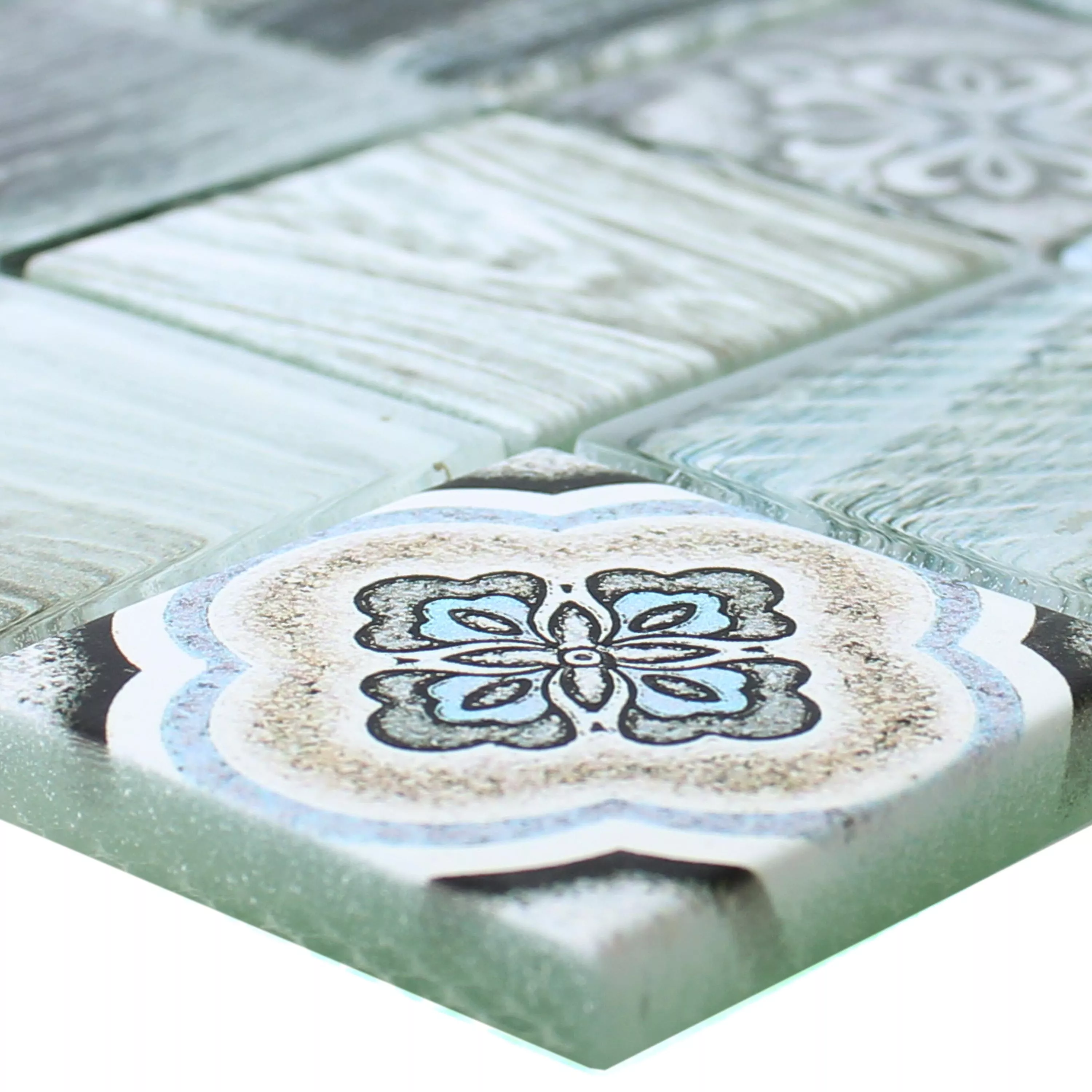 Γυάλινο Μωσαϊκό Πλακάκια Όψη Ξύλου Makarska Γαλάζιο Γυάλινο Μωσαϊκό Πλακάκια Όψη Ξύλου Makarska Γαλάζιο