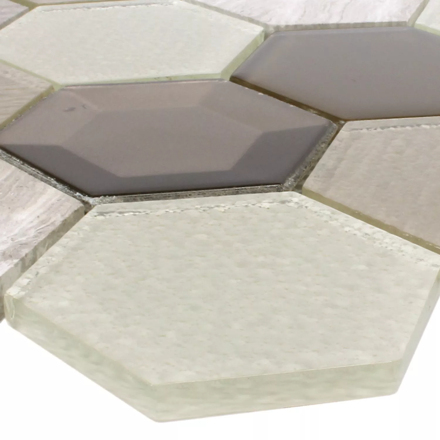 Πρότυπο από Ψηφιδωτά Πλακάκια Concrete Ποτήρι Φυσική Πέτρα 3D Μπεζ