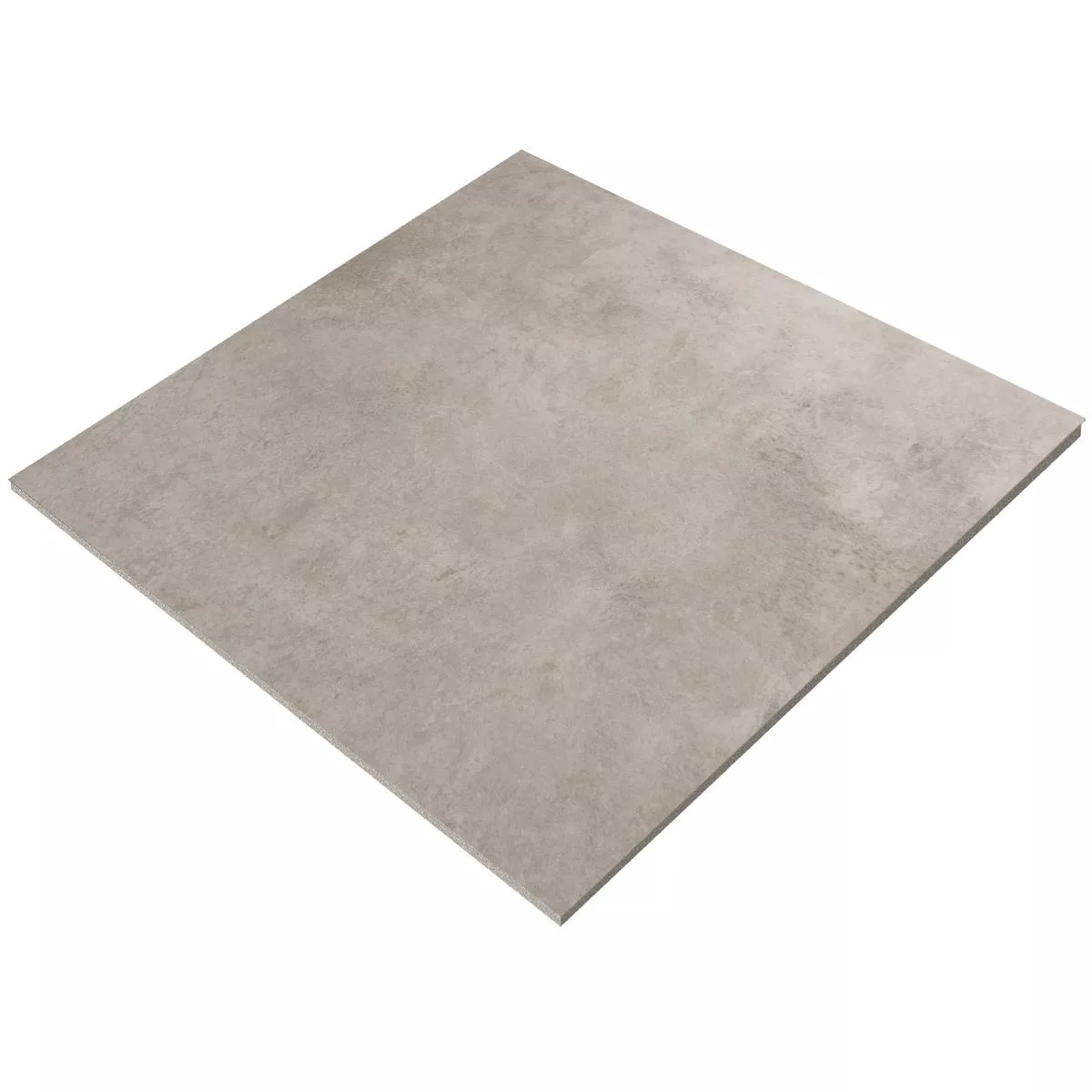 Πλακάκι Δαπέδου Oyama Μεταλλική Εμφάνιση 60x60cm Ανοιχτό Γκρι