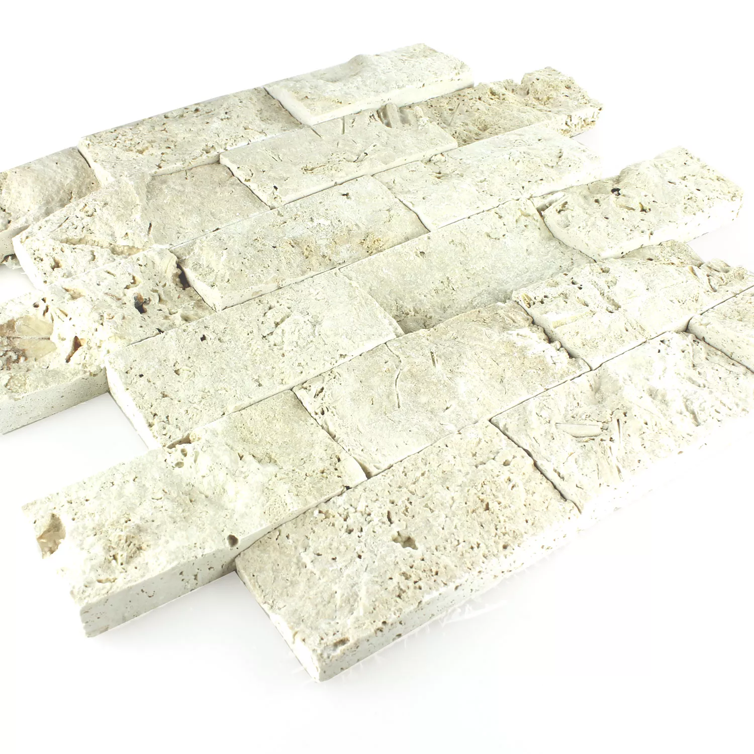 Ψηφιδωτά Πλακάκια Φυσική Πέτρα 3D Sumba Chiaro Brick