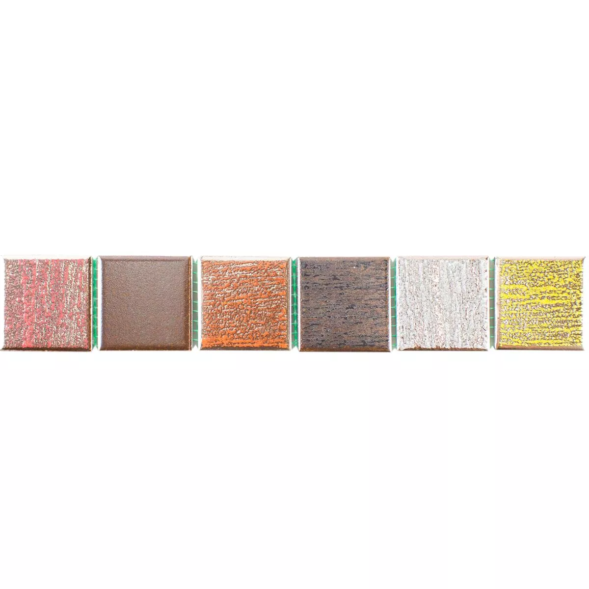 Kεραμικά Πλακάκια Σύνορο Bridport Χρωματιστό Mix