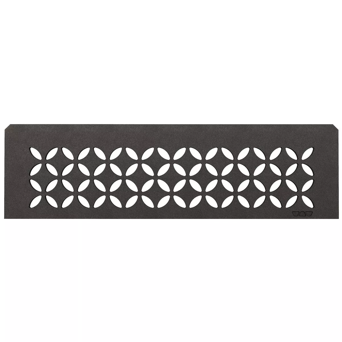 Ράφι τοίχου Schlüter ορθογώνιο 30x8.7cm φλοράλ ανθρακί