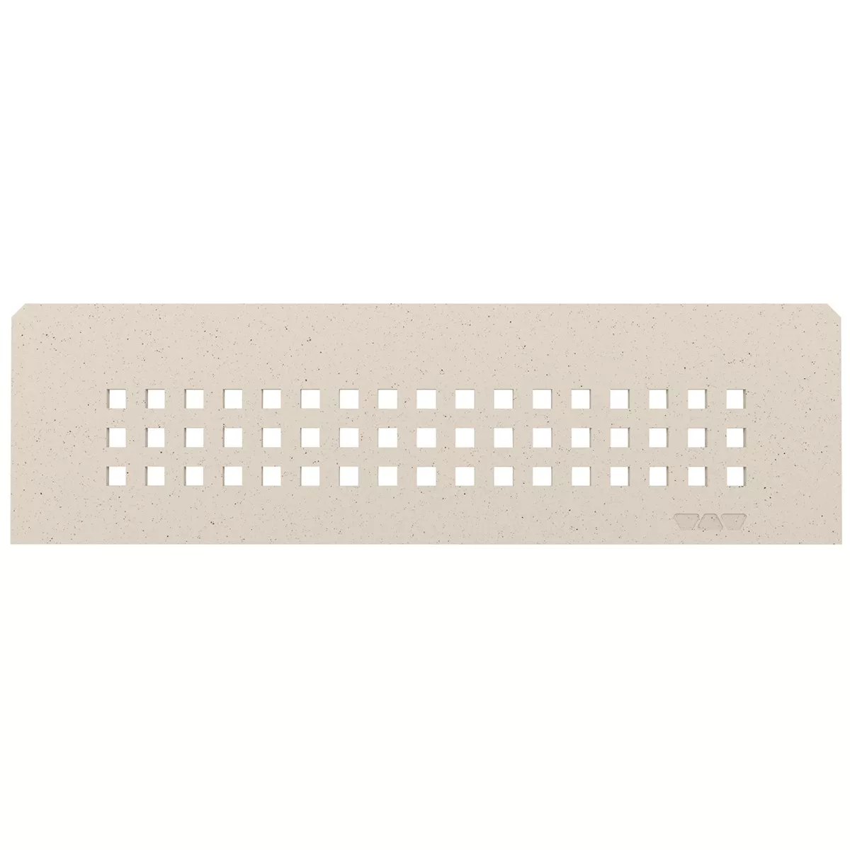 Ράφι τοίχου Schlüter ορθογώνιο 30x8.7cm τετράγωνο ιβουάρ