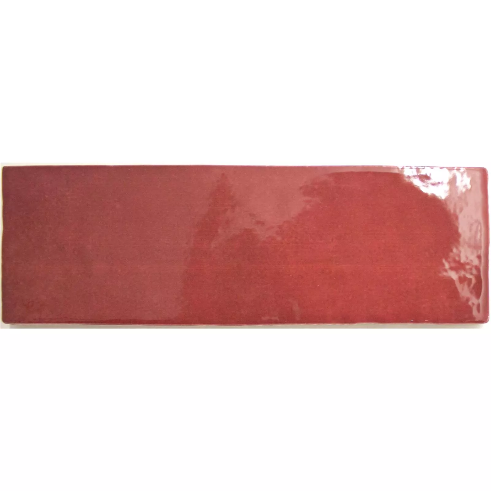 Πρότυπο Πλακάκια Tοίχου Concord Κυματική Οπτική Kόκκινο 6,5x20cm