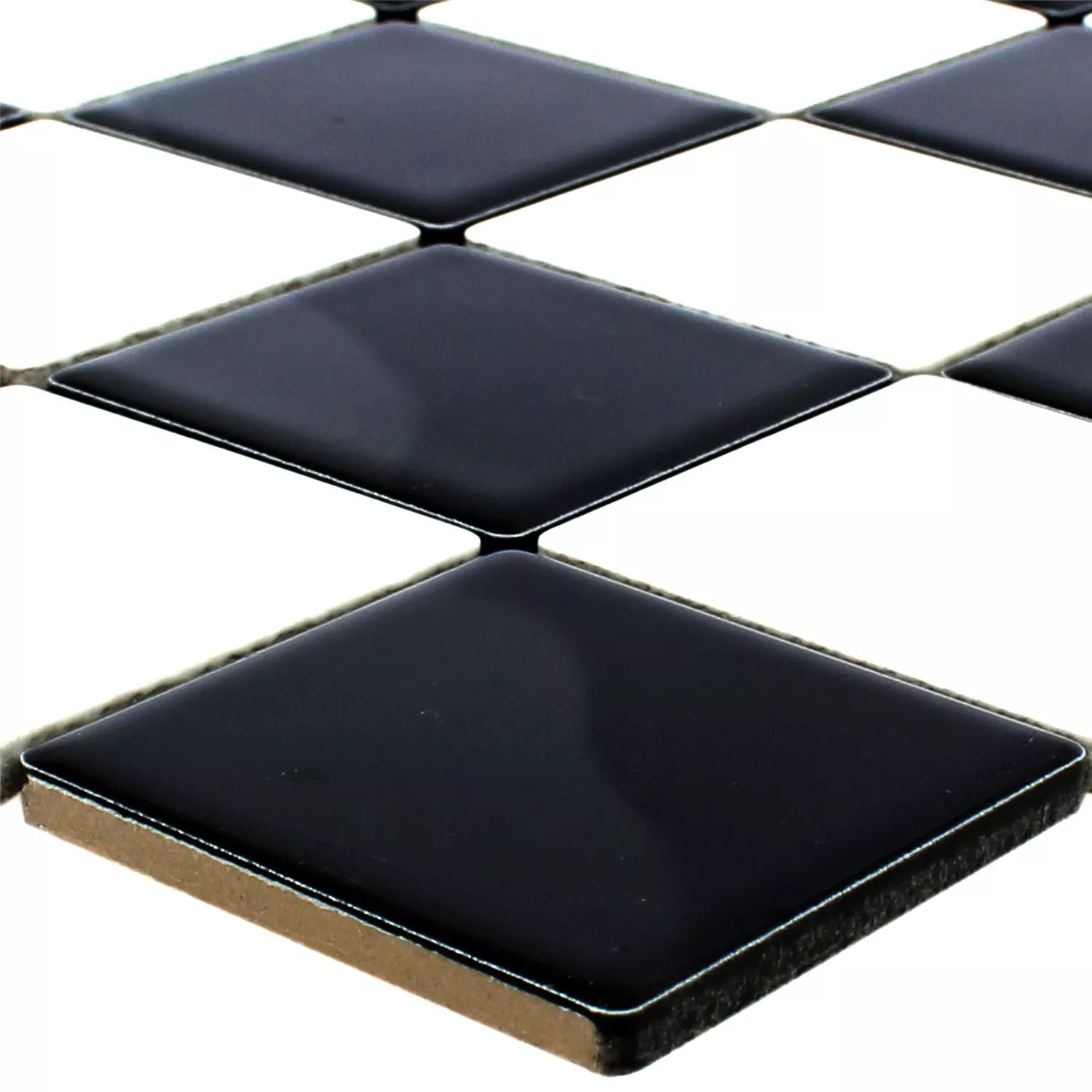 Πρότυπο από Ψηφιδωτά Πλακάκια Kεραμικά Monte Carlo Μαύρος Ασπρο