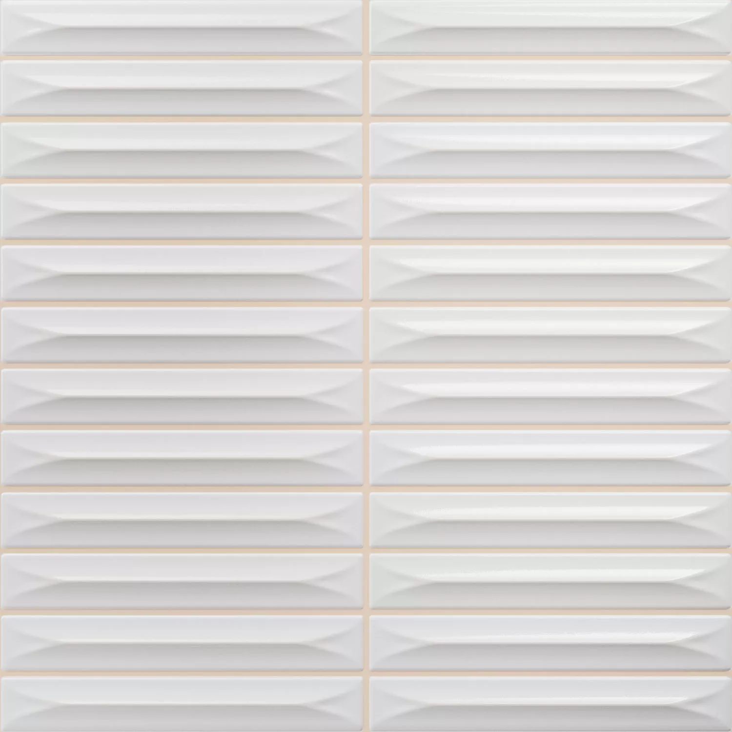 Bevel Ασπρο Αστραφτερό Ράβδος 20x20 cm