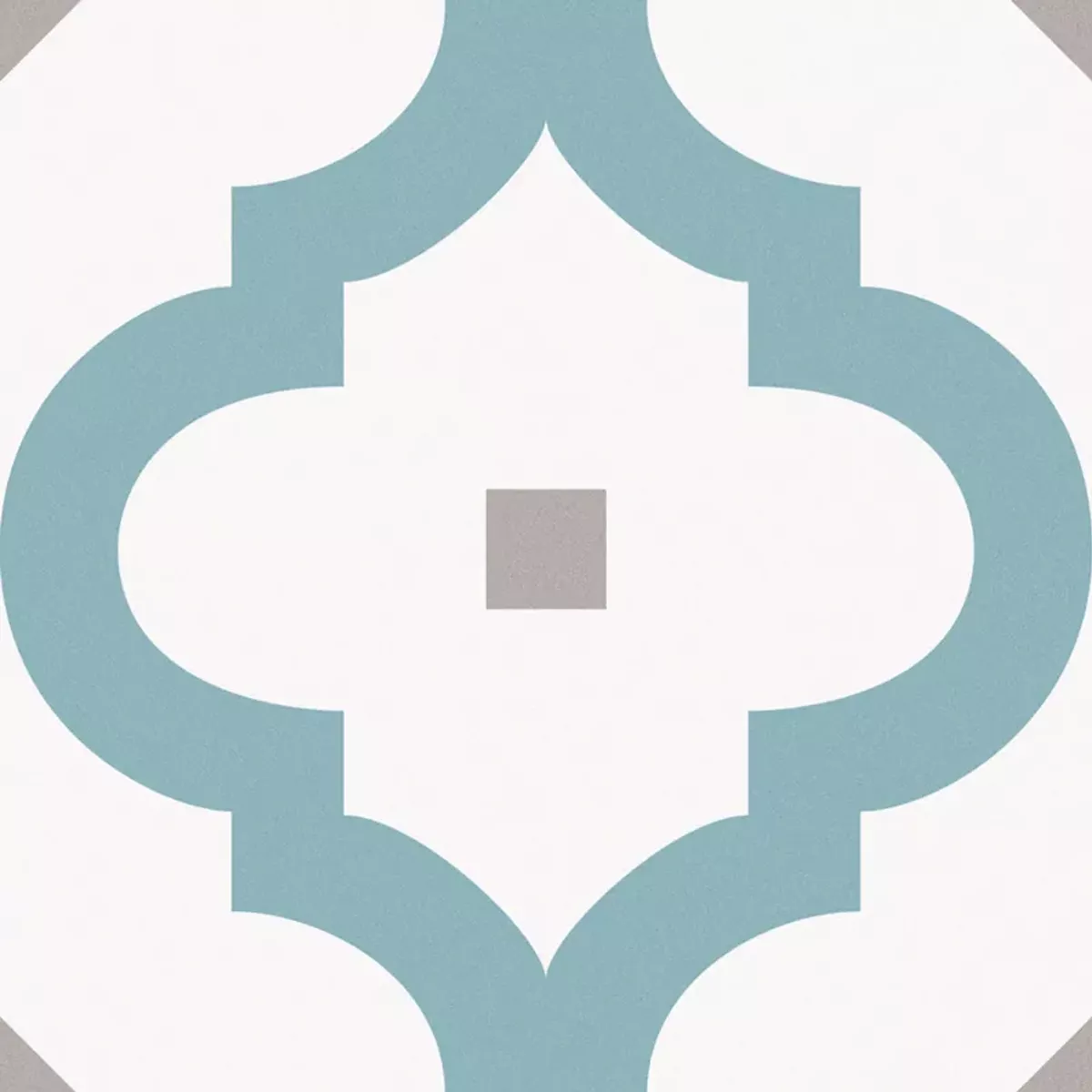 Πλακάκια Δαπέδου Εμφάνιση Tσιμέντου Atlantica Medeo Μπλε Ασπρο Γκρί