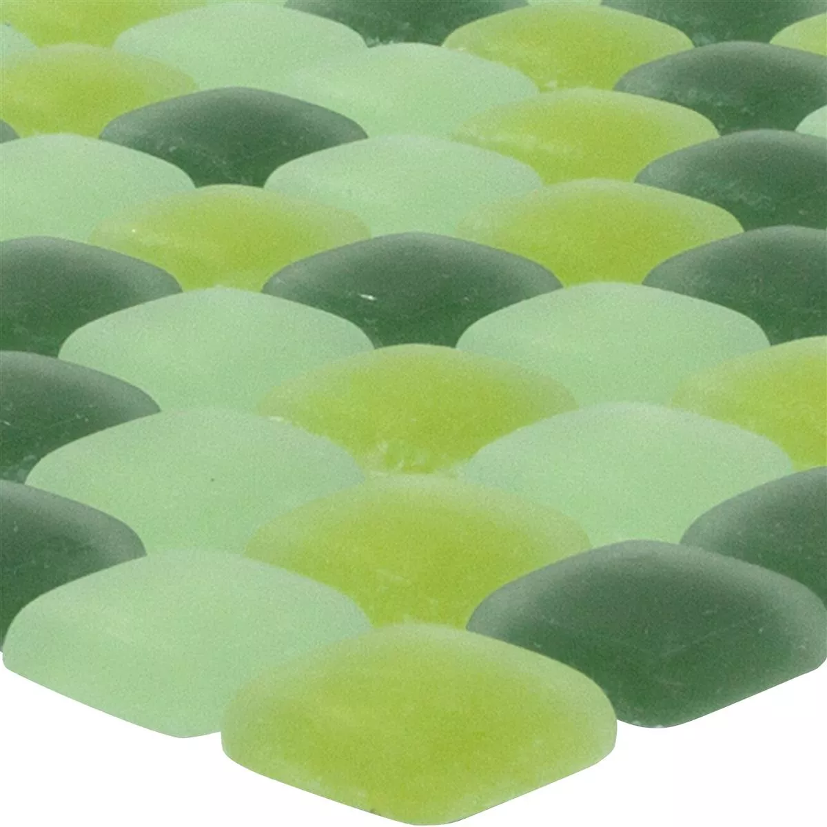Γυάλινο Μωσαϊκό Πλακάκια Ponterio Frosted Πράσινος Mix Γυάλινο Μωσαϊκό Πλακάκια Ponterio Frosted Πράσινος Mix