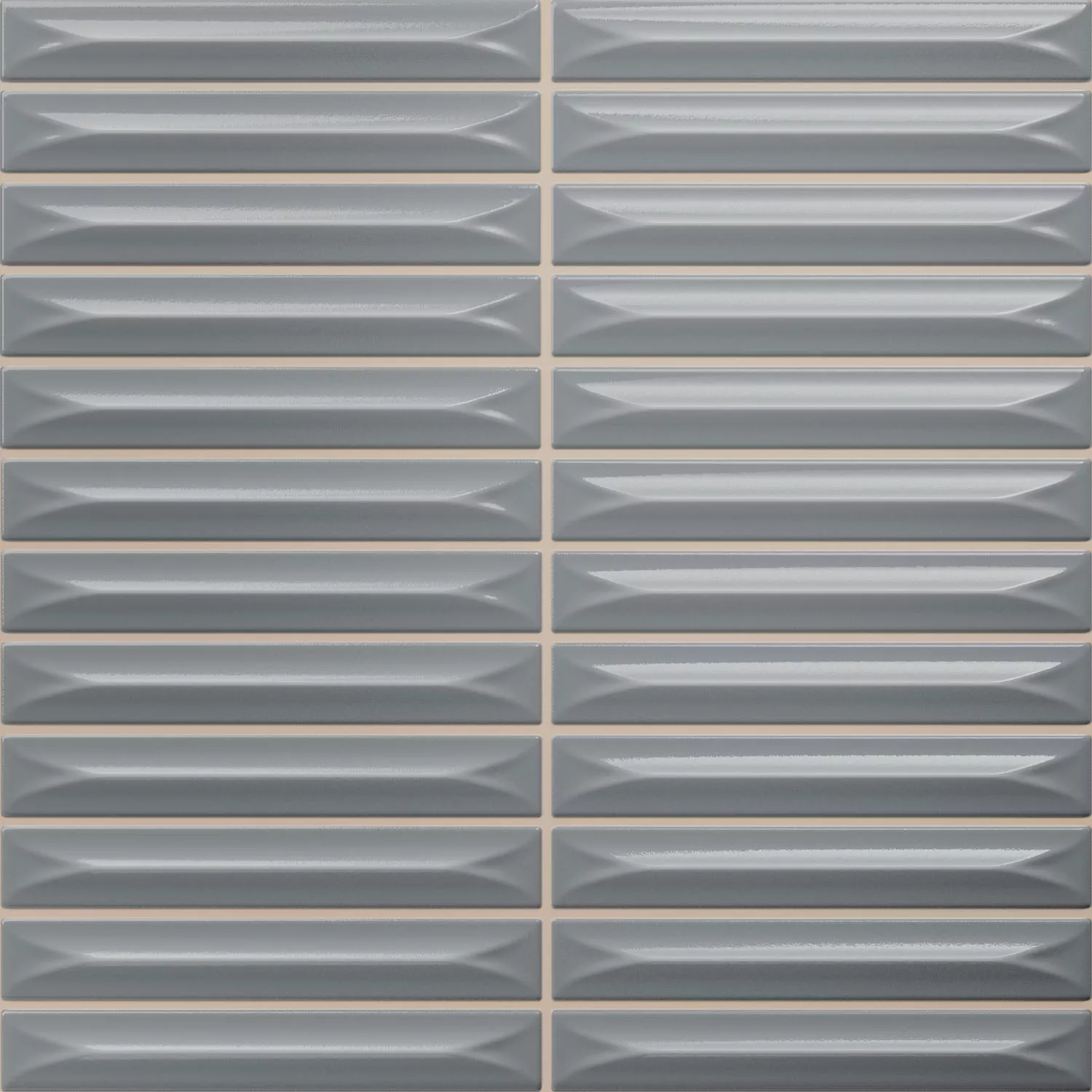 Bevel Γκρί Αστραφτερό Ράβδος 20x20 cm