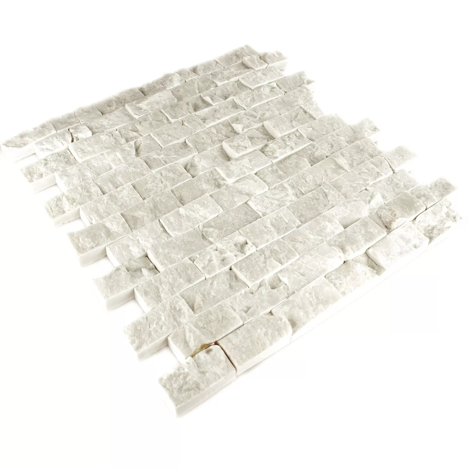 Ψηφιδωτά Πλακάκια Φυσική Πέτρα Μάρμαρο Afyon Μπεζ 3D