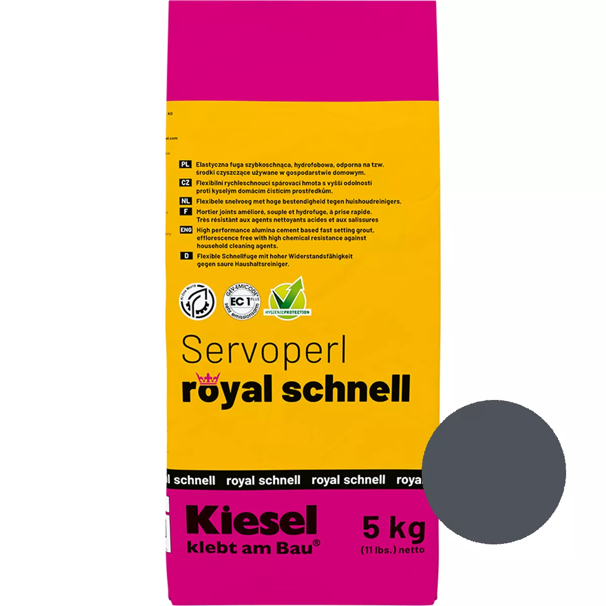 Σύνθεση αρμών Servoperl Royal Quick Anthracite 5 kg Σύνθεση αρμών Servoperl Royal Quick Anthracite 5 kg