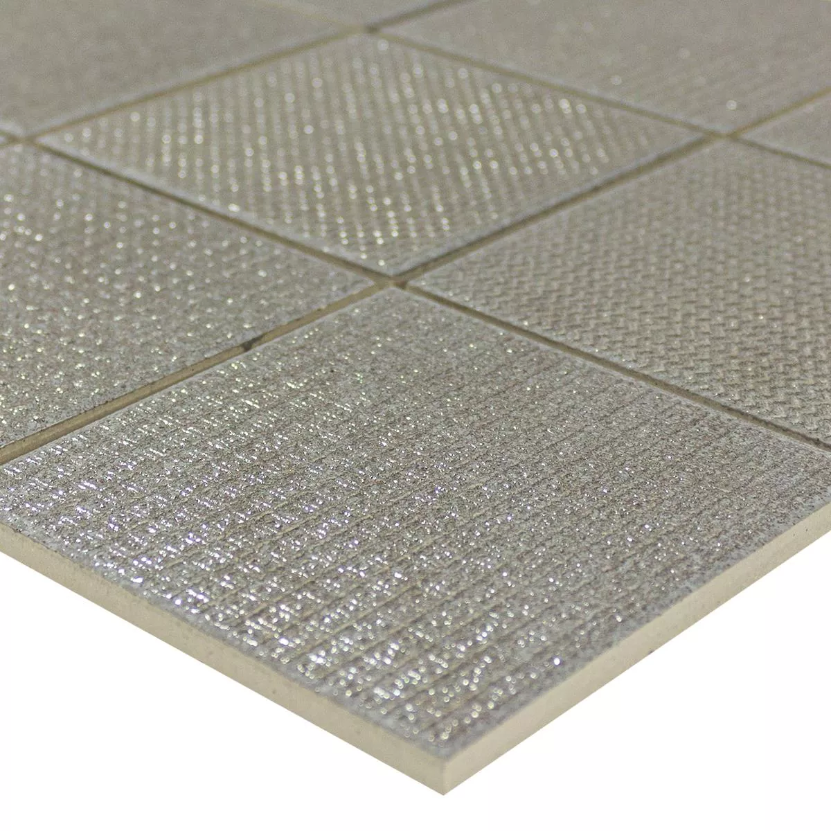 Areora Kεραμικό Mωσαϊκό Metallic Γκρί