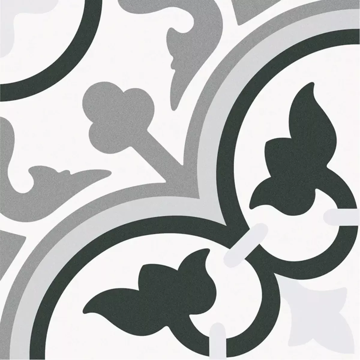 Πλακάκια Δαπέδου Εμφάνιση Tσιμέντου Atlantica Botticelli Γκρί Ασπρο