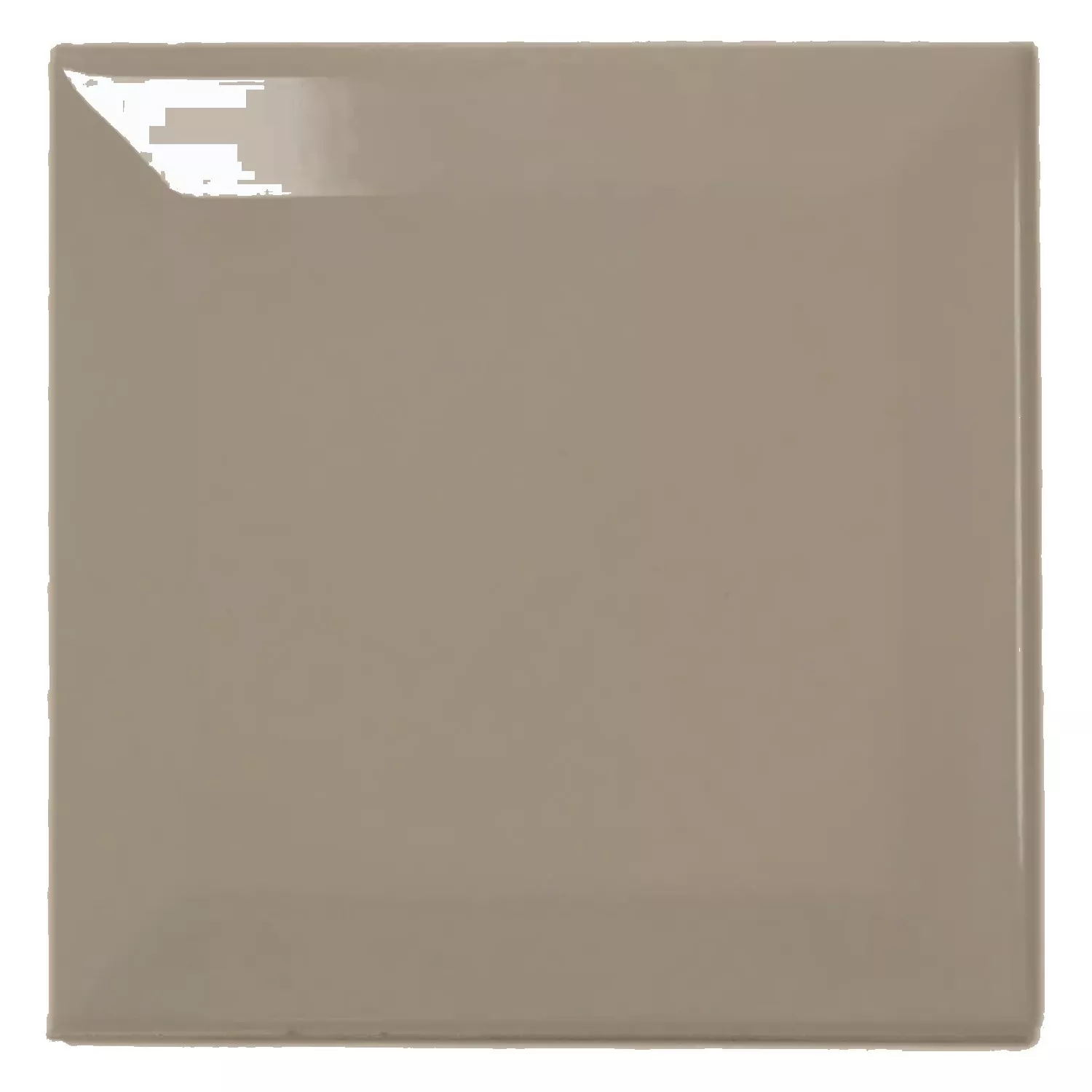 Πλακάκι μετρό Μπεζ Αστραφτερό 10x10 cm Όψη Catarina Fawn