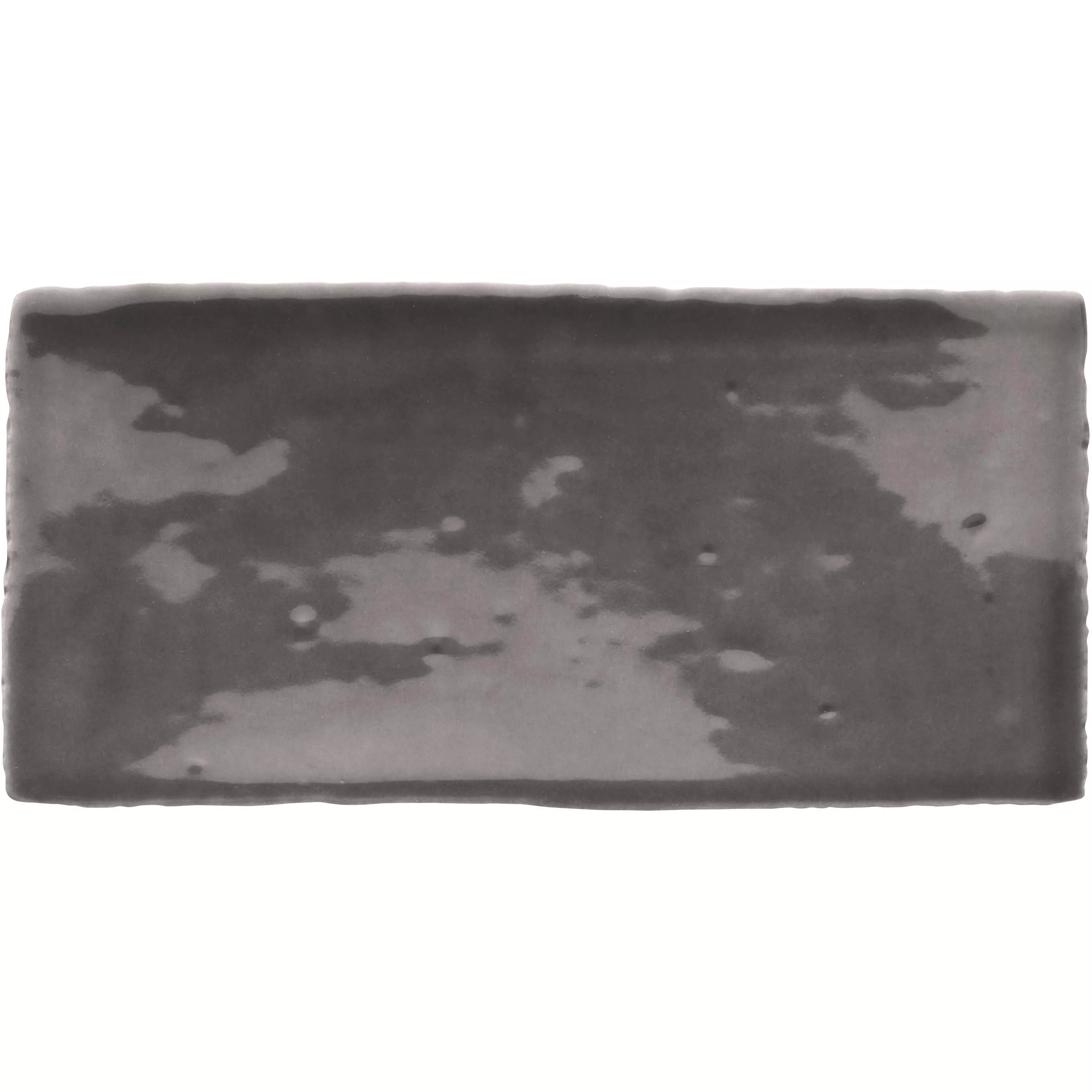 Πλακάκι Tοίχου Algier Xειροποίητο 7,5x15cm Σκούρο Γκρι