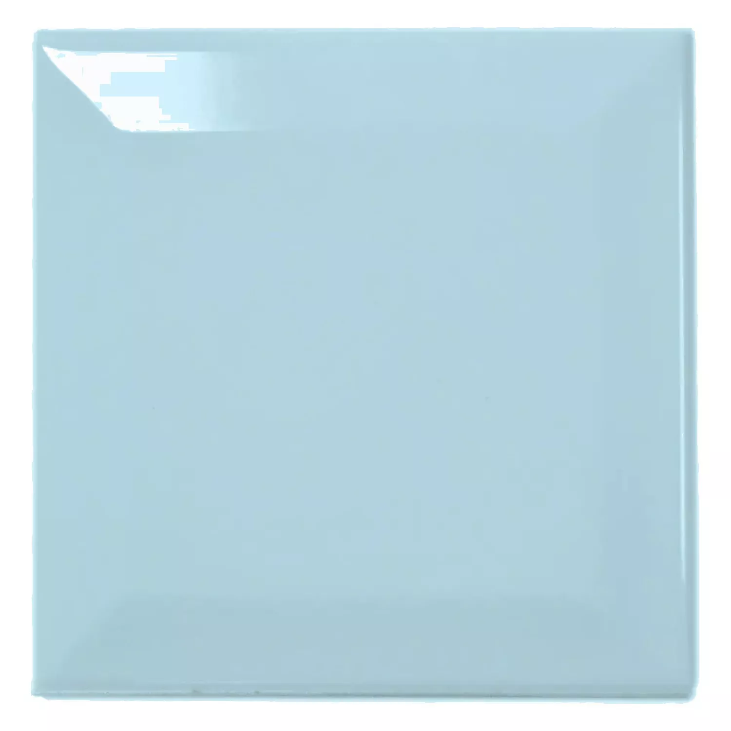 Πλακάκι μετρό Μπλε Αστραφτερό 10x10 cm Όψη Catarina Piscina