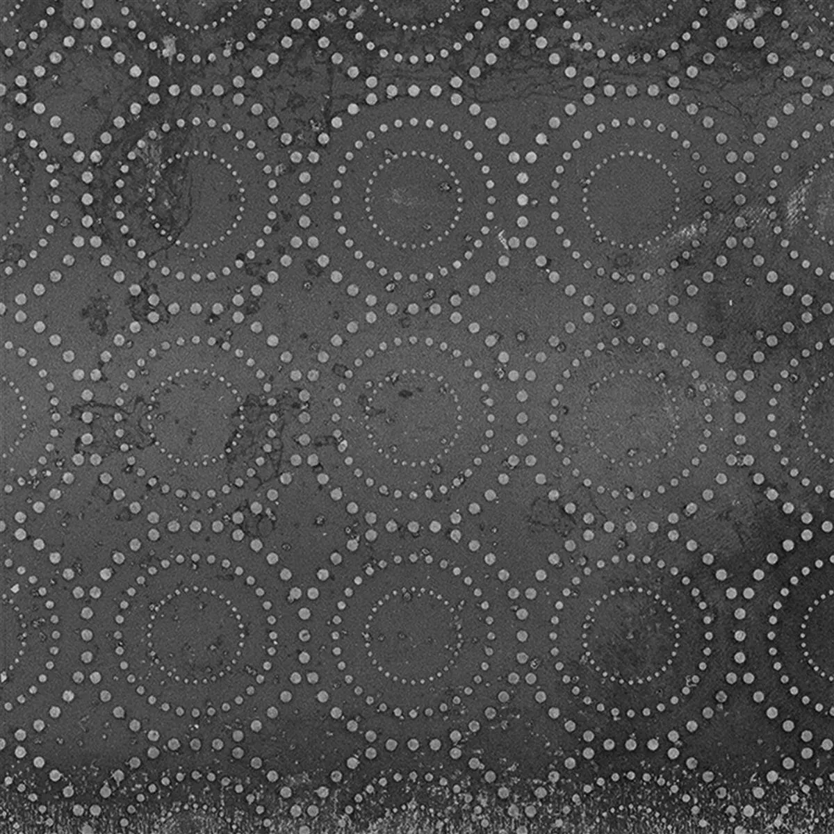 Πλακάκια Δαπέδου Chicago Μεταλλική Εμφάνιση Ανθρακίτης R9 - 18,5x18,5cm Pattern 4