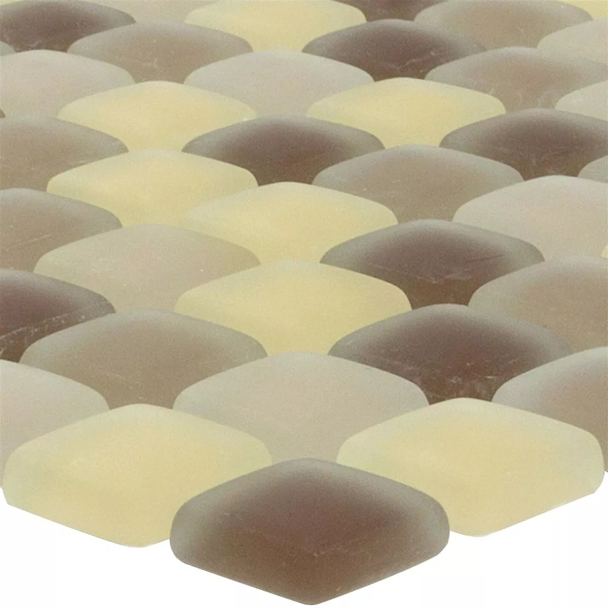 Γυάλινο Μωσαϊκό Πλακάκια Ponterio Frosted Kαφέ Mix Γυάλινο Μωσαϊκό Πλακάκια Ponterio Frosted Kαφέ Mix