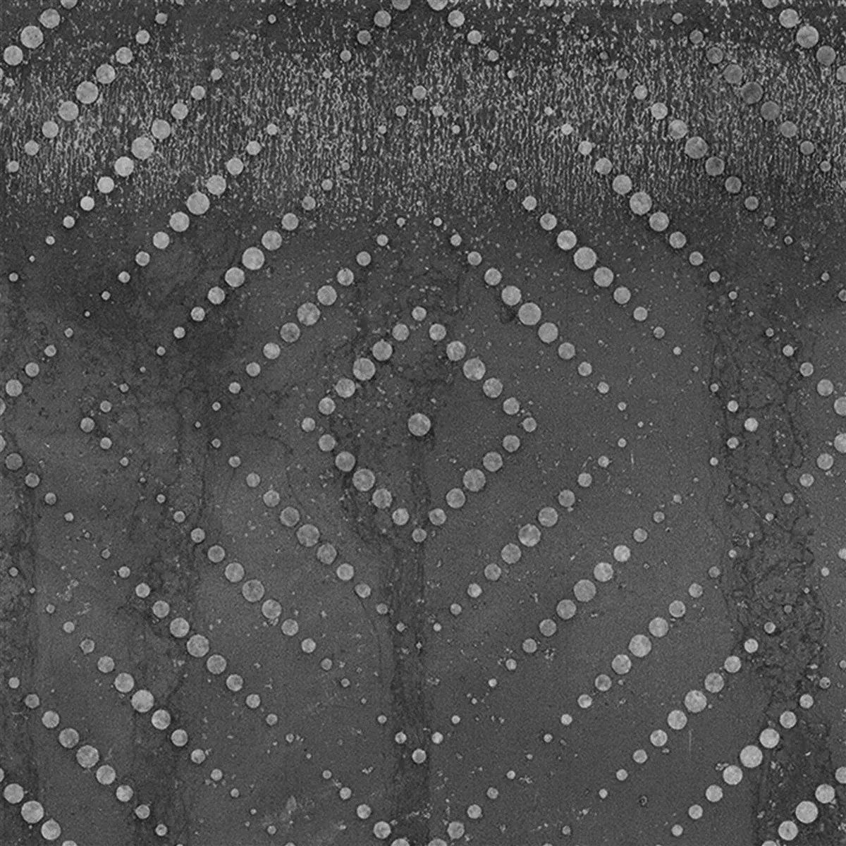 Πλακάκια Δαπέδου Chicago Μεταλλική Εμφάνιση Ανθρακίτης R9 - 18,5x18,5cm Pattern 3