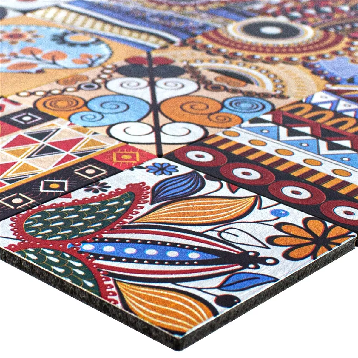 Mέταλλο Retro Ψηφιδωτά Πλακάκια AyBatur Aυτοκόλλητες Χρωματιστό Mέταλλο Retro Ψηφιδωτά Πλακάκια AyBatur Aυτοκόλλητες Χρωματιστό