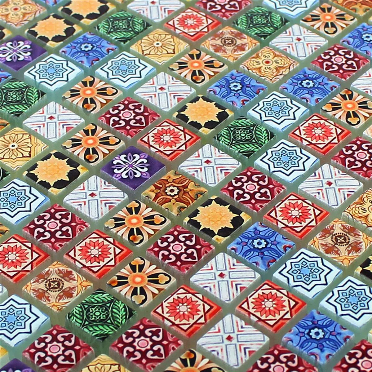 Γυάλινο Μωσαϊκό Πλακάκια Marrakech Χρωματιστό