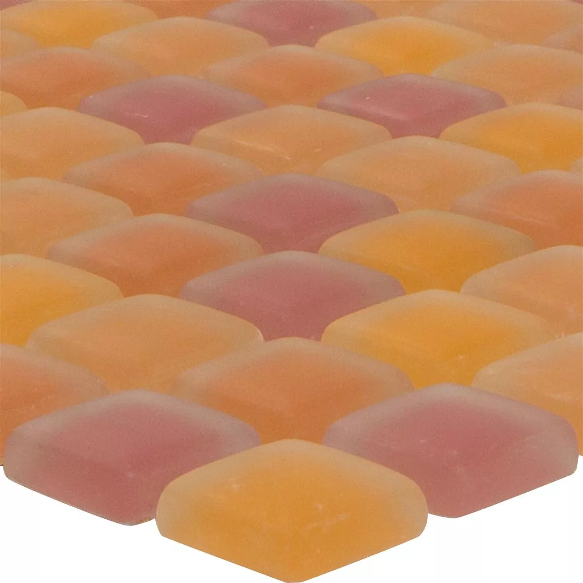 Γυάλινο Μωσαϊκό Πλακάκια Ponterio Frosted Πορτοκάλι Mix Γυάλινο Μωσαϊκό Πλακάκια Ponterio Frosted Πορτοκάλι Mix