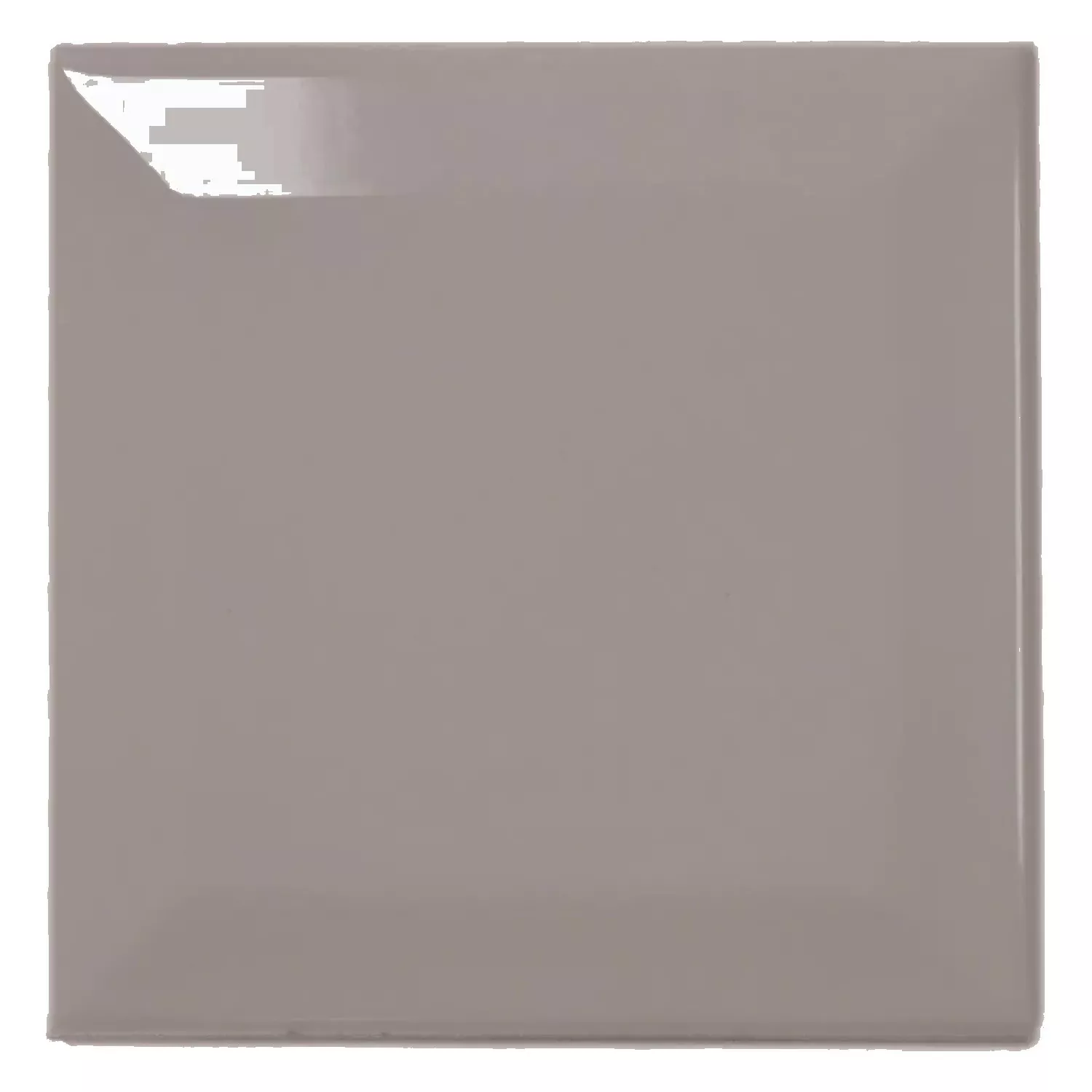 Πλακάκι μετρό Γκρί Αστραφτερό 10x10 cm Όψη Catarina Plata