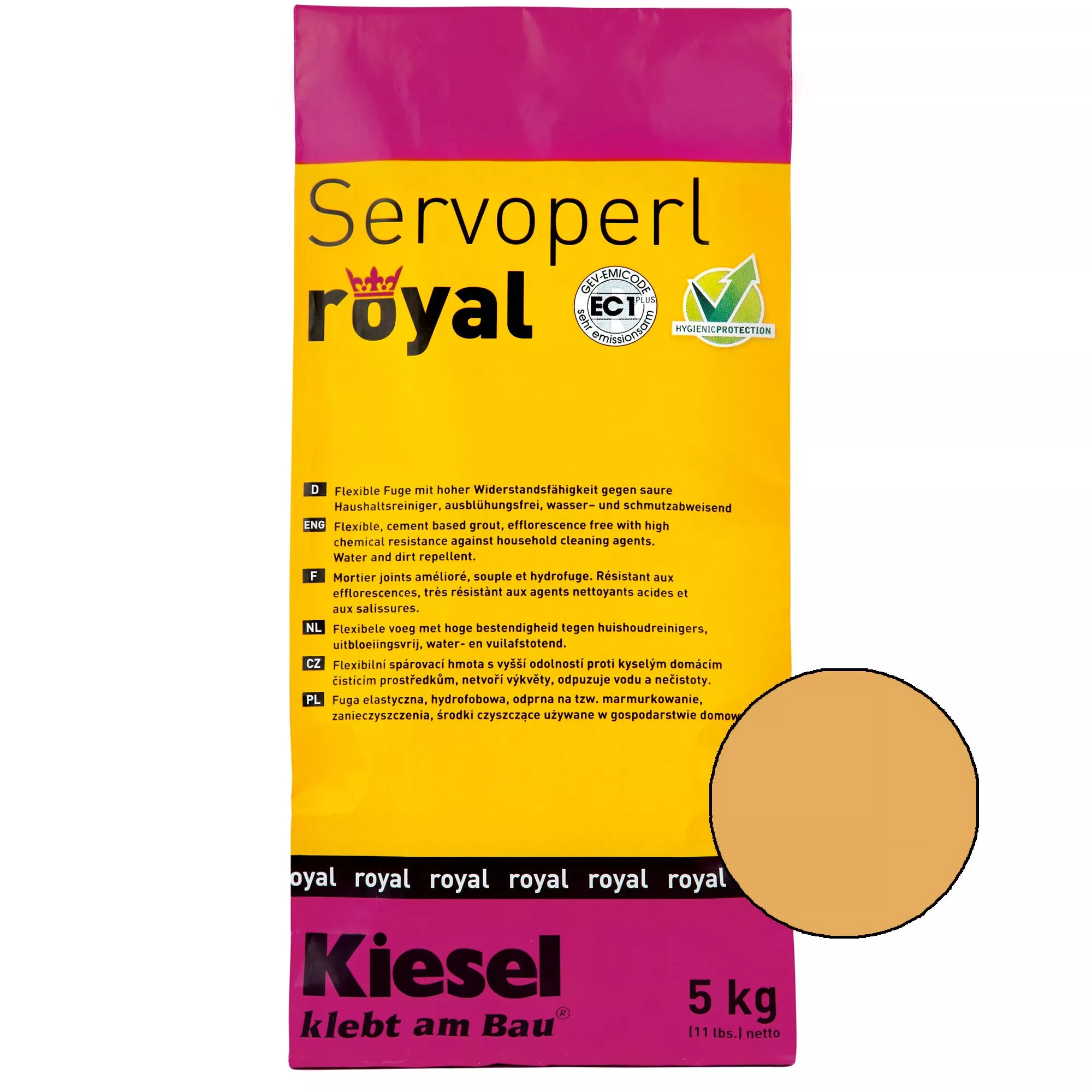 Kiesel Servoperl royal - ένωση αρμών-5 κιλά Σαχάρα