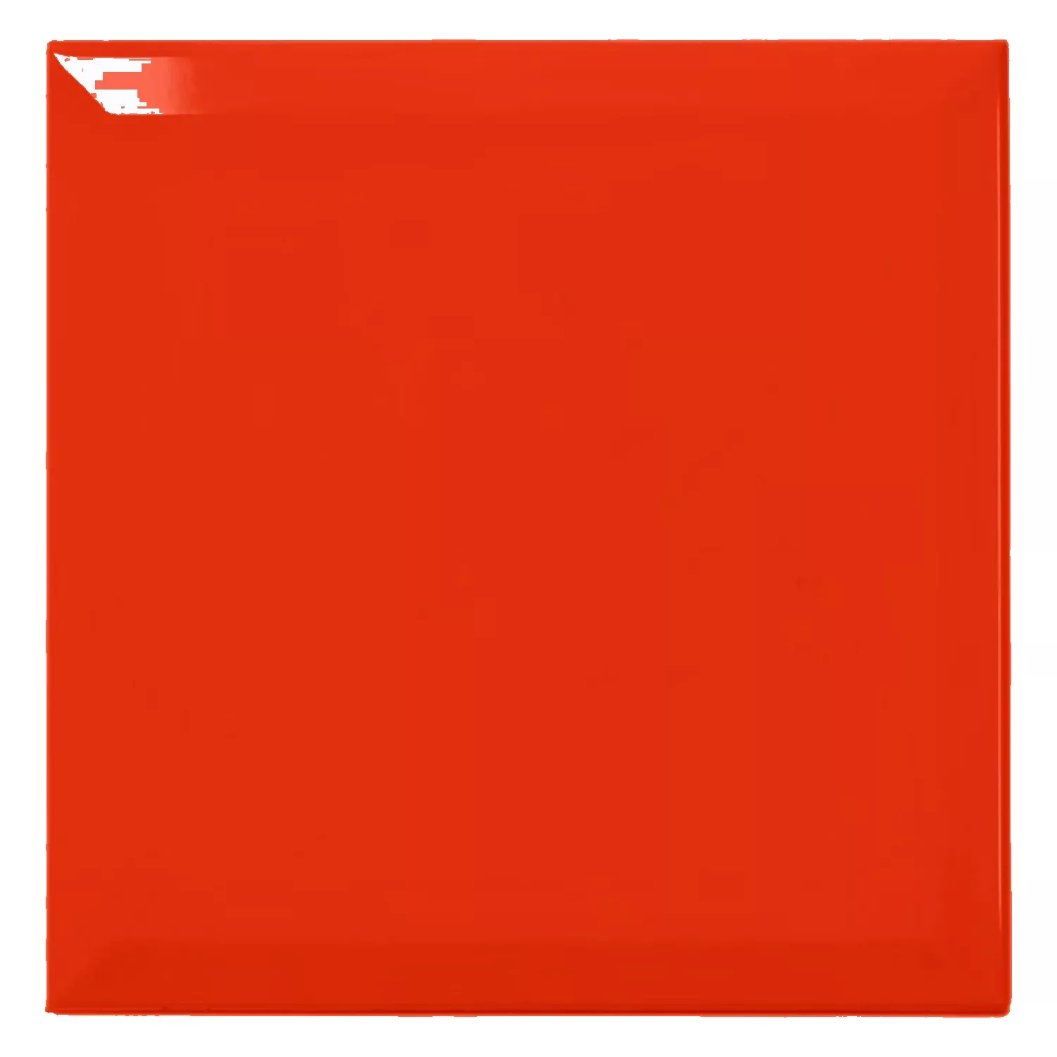 Πλακάκι μετρό Kόκκινο Αστραφτερό 20x20 cm Όψη Freetown Rojo