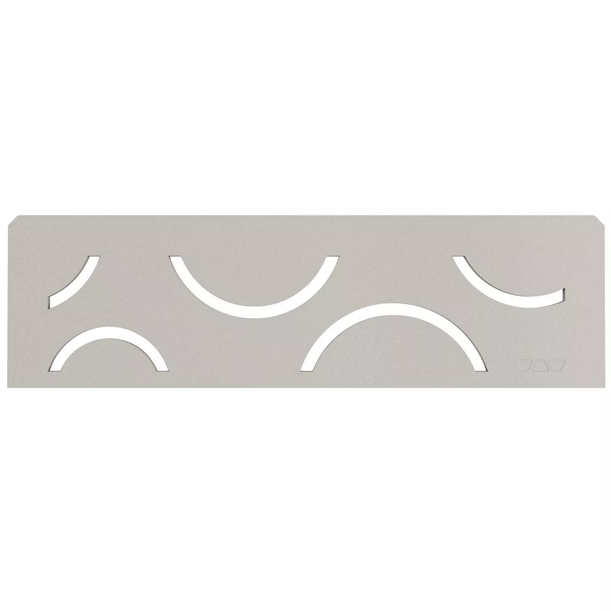 Ράφι τοίχου Niche Schlüter ορθογώνιο 30x8,7cm Curve Beige