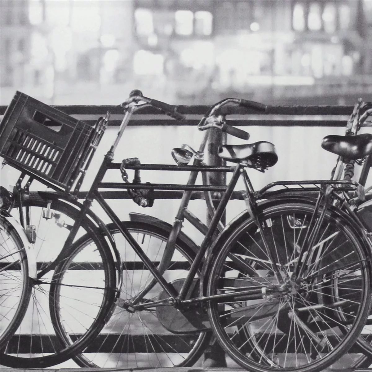 Amsterdam Ντεκόρ Πλακάκι Με Εφέ Γυαλιού Ποδήλατο 20x50cm