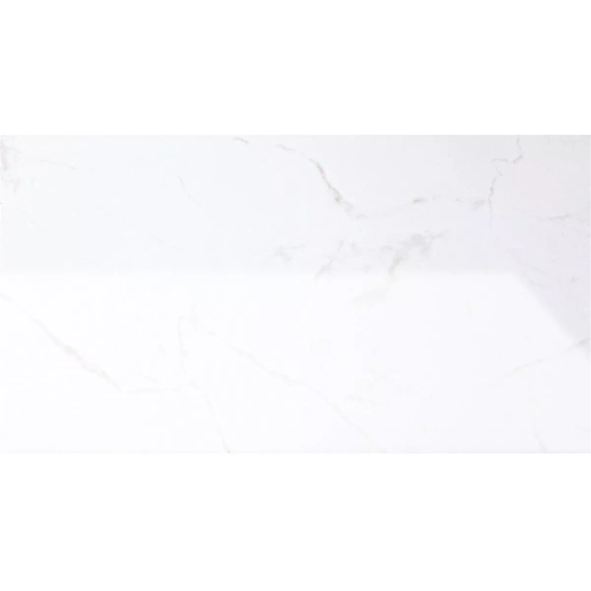 Πλακάκια Tοίχου Bradfort Μαρμάρινη Όψη Ασπρο Διορθώθηκε Αστραφτερό 30x60cm
