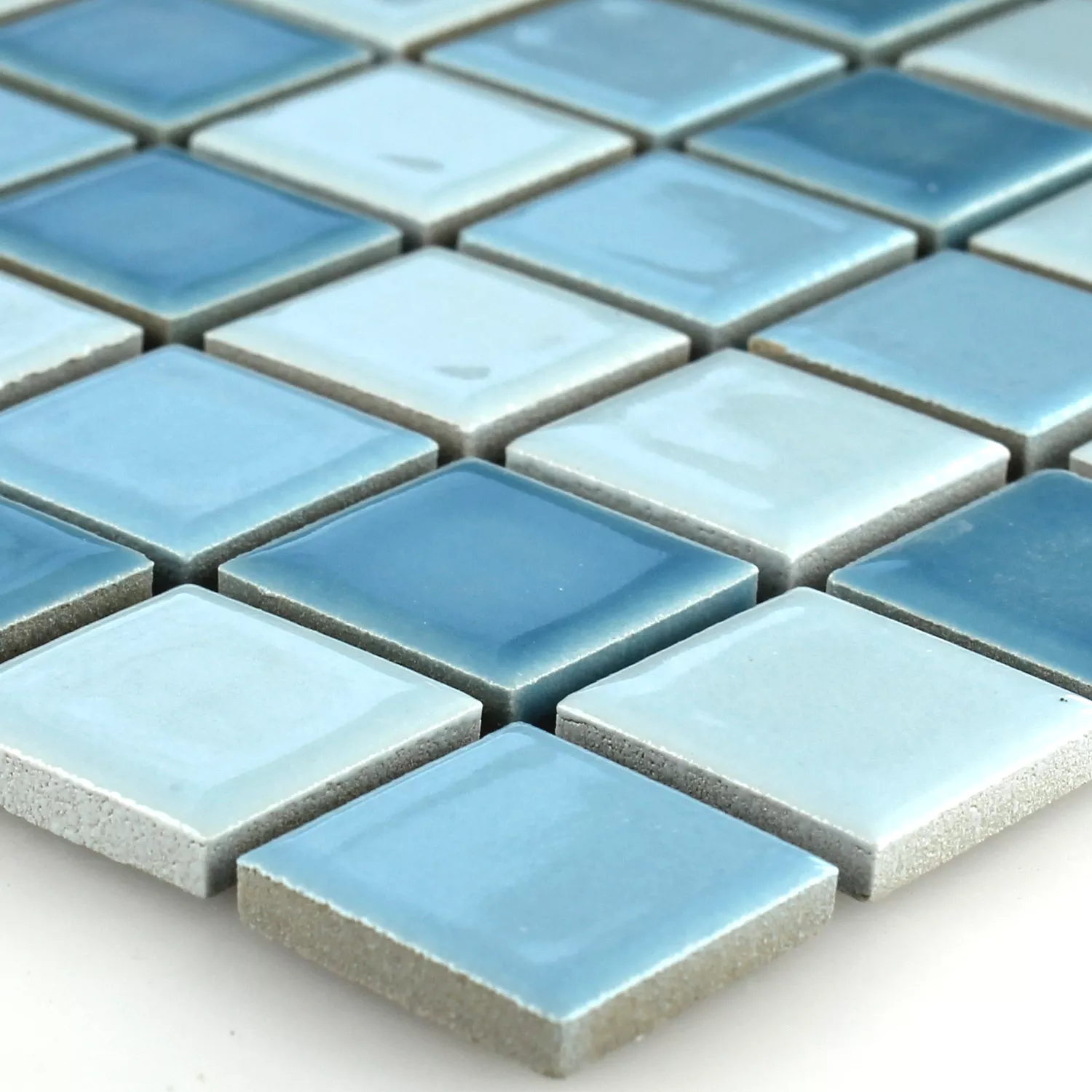 Ψηφιδωτά Πλακάκια Kεραμικά Bodaway Μπλε Mix 25x25x5mm