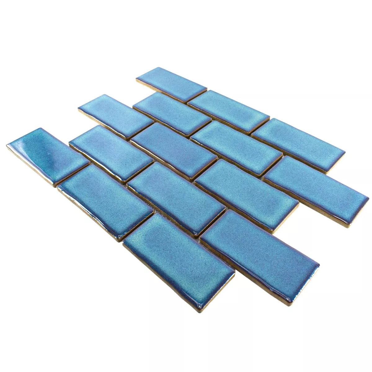 Kεραμικά Ψηφιδωτά Πλακάκια Florenz Xειροποίητο Μπλε