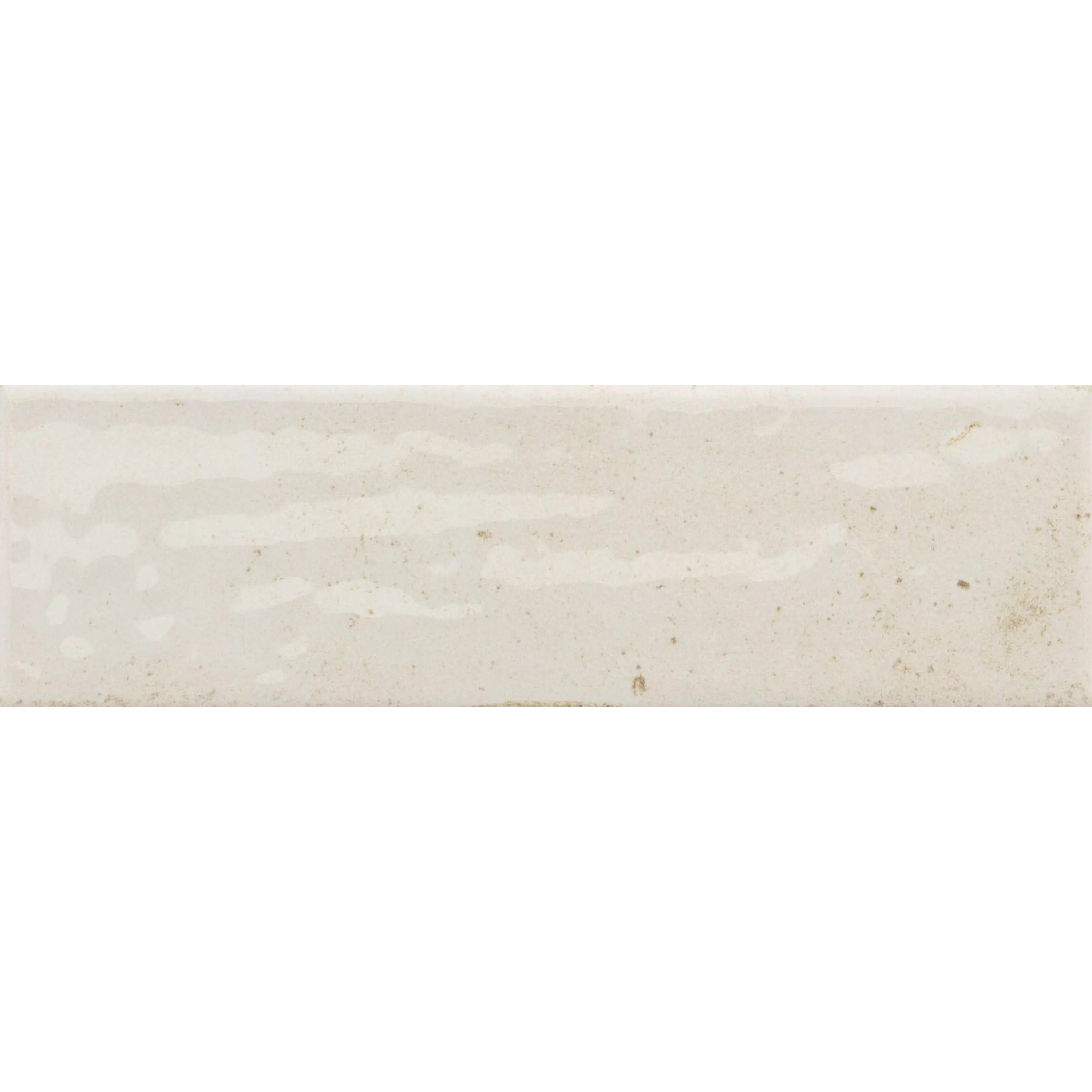 Πλακάκια Tοίχου Arosa Αστραφτερό Kυματιστός Ασπρο 6x25cm