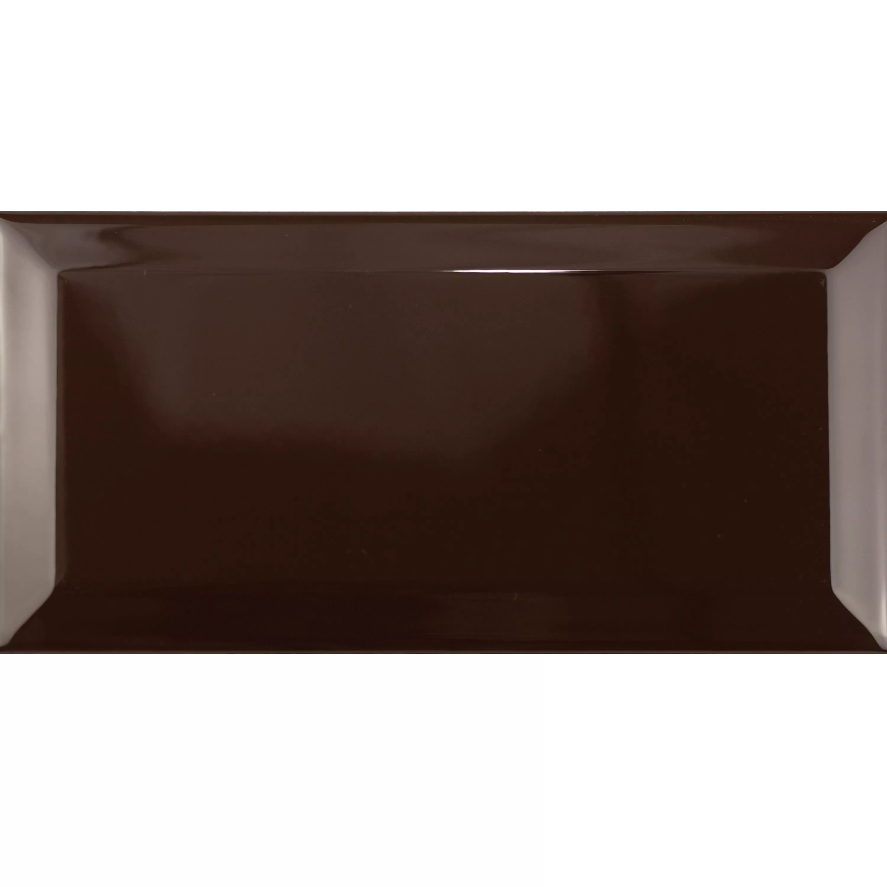 Metro Πλακάκια Tοίχου Brussel Όψη 10x20x0,7cm Chocolate