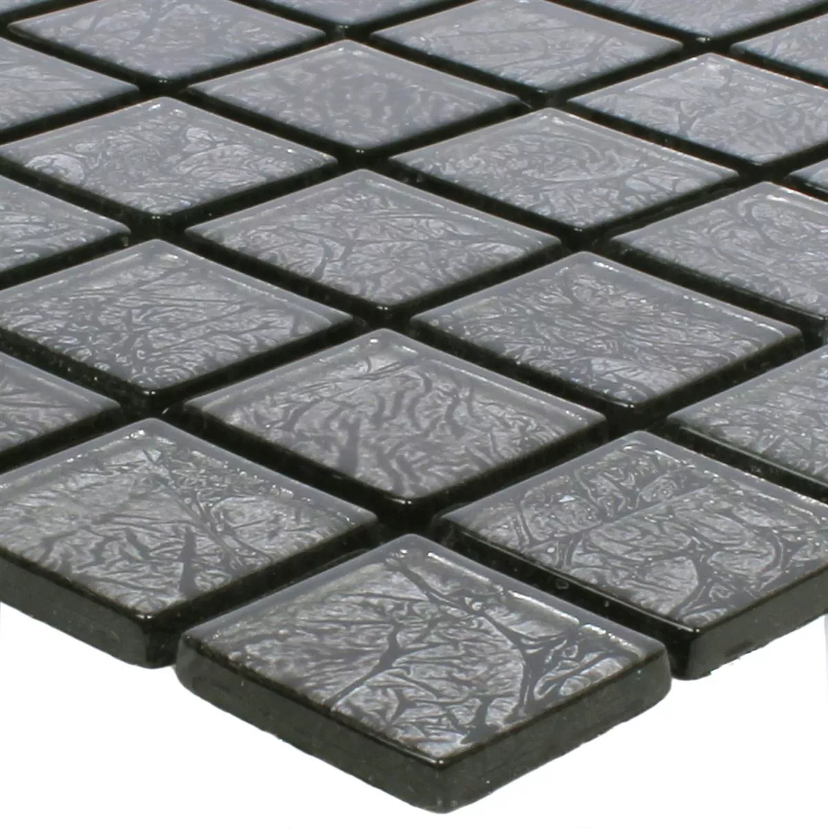 Ψηφιδωτά Πλακάκια Ποτήρι Kandila Μαύρος 23x23x4mm Ψηφιδωτά Πλακάκια Ποτήρι Kandila Μαύρος 23x23x4mm